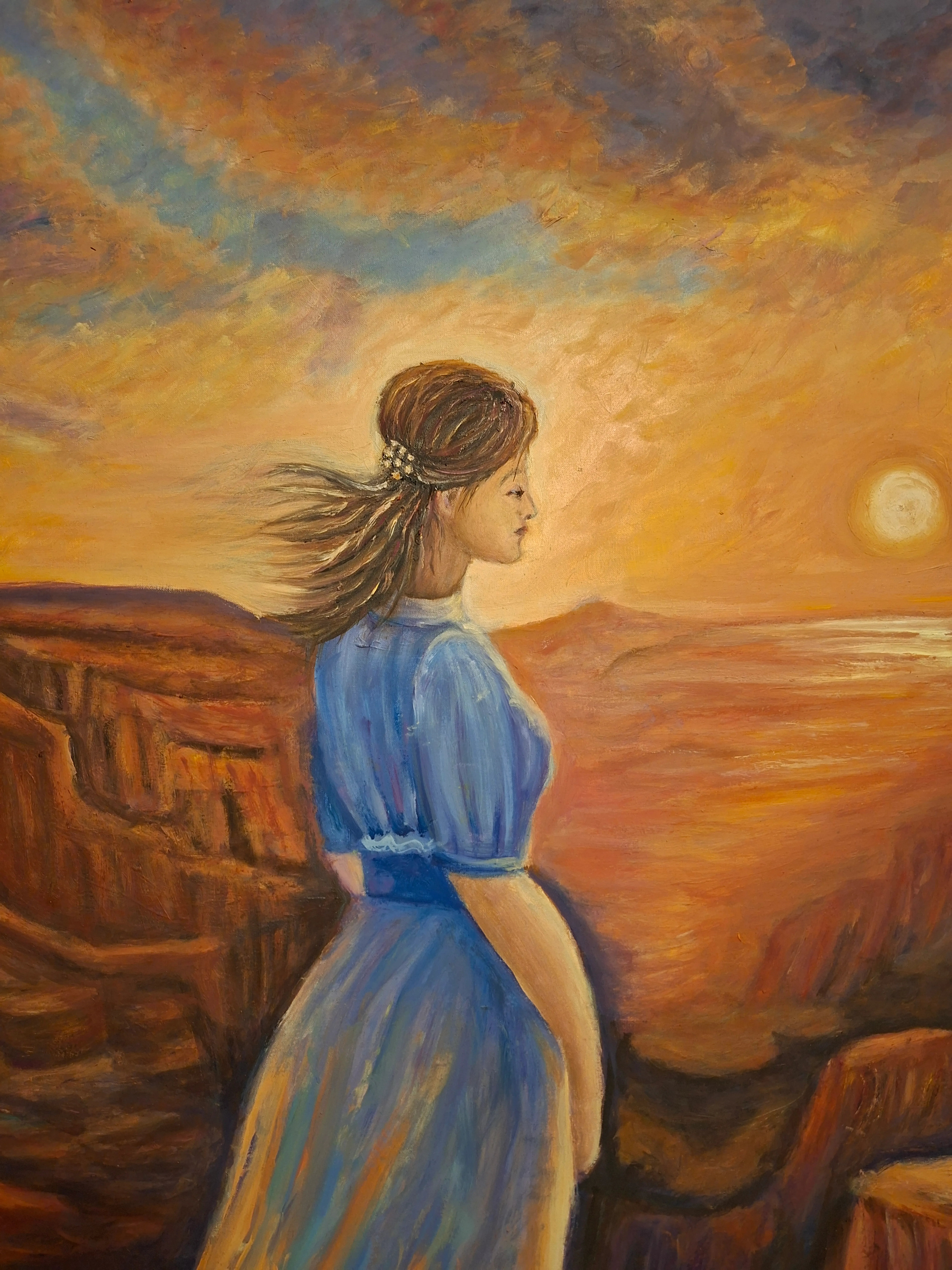 Girl in Canyon — dettaglio 2