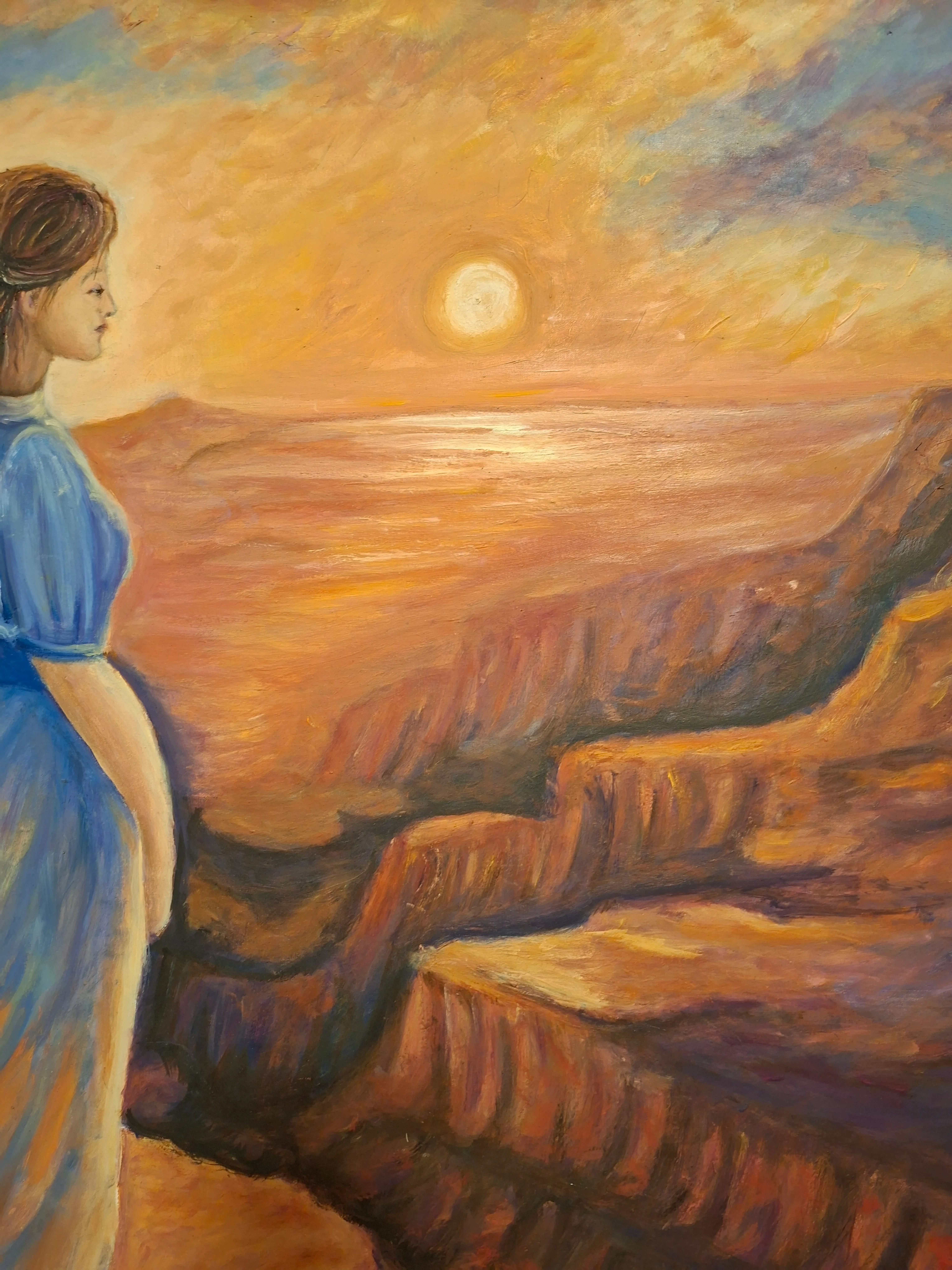 Girl in Canyon — dettaglio 3