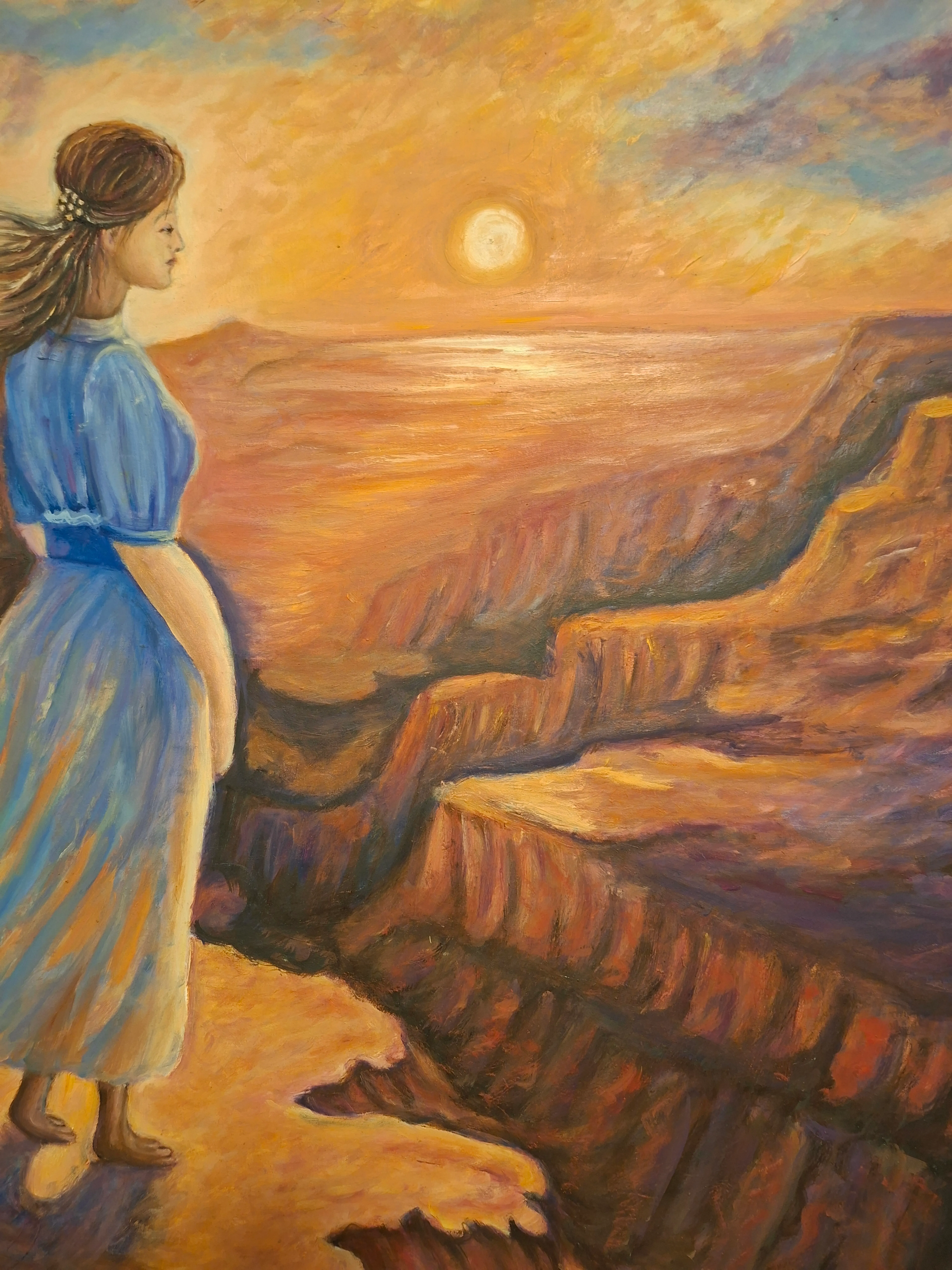Girl in Canyon — dettaglio 4