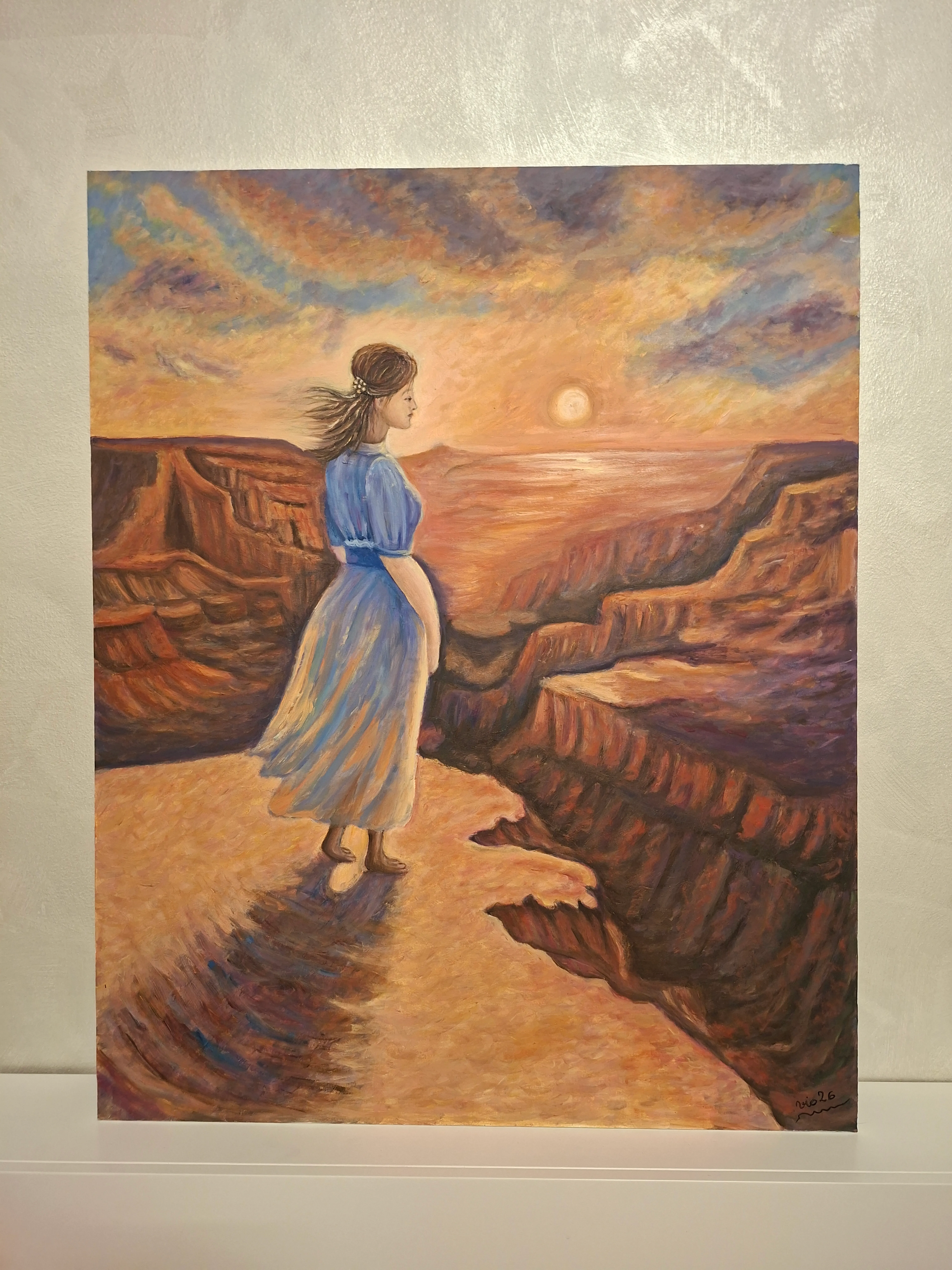 Girl in Canyon — dettaglio 5