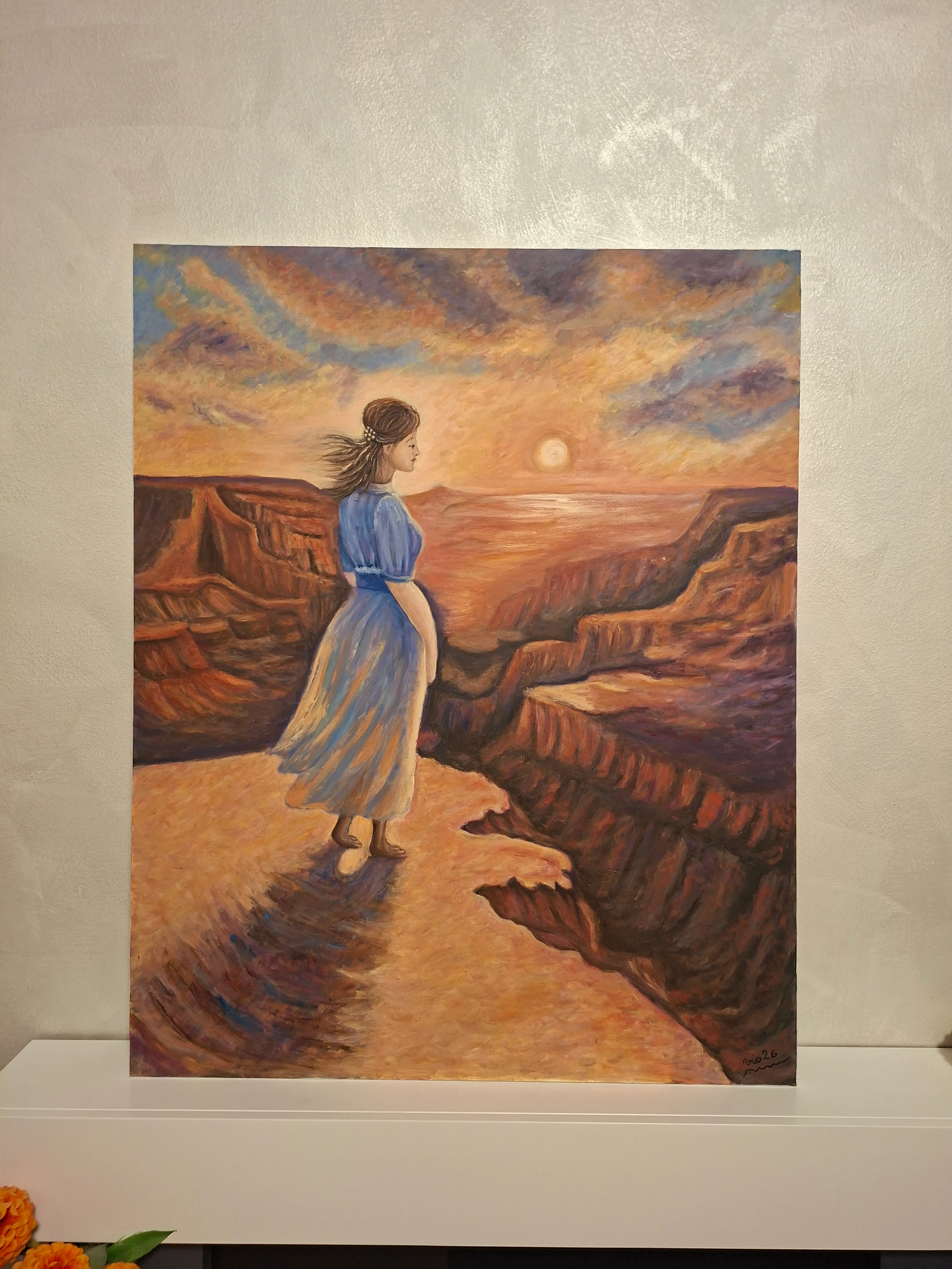 Girl in Canyon — dettaglio 6